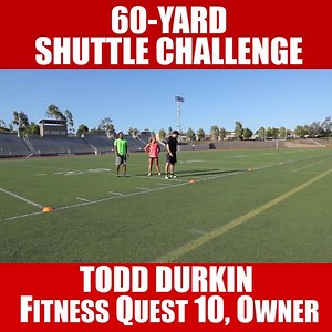 9.1K views · 37 reactions | The 60-Yard Shuttle Challenge with Todd Durkin | Stack Sports | Facebook