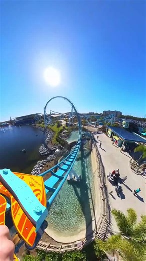 Riding the World’s First Standing Surf Coaster at SeaWorld Orlando