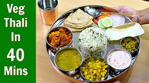 24M views · 26K reactions | Veg Thali In 40 minutes by KabitasKitchen...