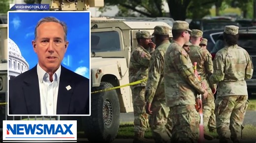 15K views · 432 reactions | "It just shows you how radical these folks are, they basically don't care about protecting their citizens." Rick Santorum and Julie Harris called out Democrats criticism of the National Guard deployment in Washington D.C. on Friday's "Newsline." | NEWSMAX | Facebook