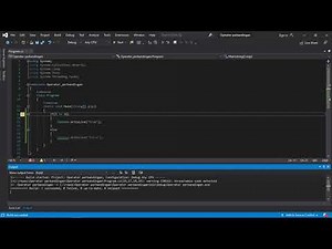 Belajar C# - 13.Operator Perbandingan
