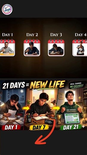 21 DAYS CHALLENGE| HOW TO CREATE A PERFECT DAILY ROUTINE FOR EVERY STUDENTS #short #selfimprovement