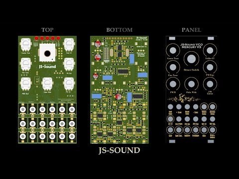 My new VCO Mercury V3 for Eurorack Modular