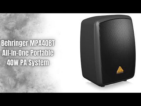 Behringer MPA40BT Review | Best Portable PA System for Events & Busking?