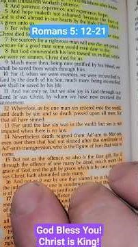 Romans 5: 12-21 - Adam Brought Death, Jesus Brings Life