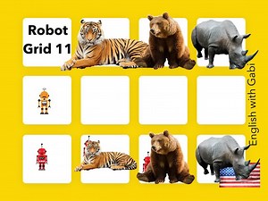 Robot Grid 11- Dangerous Animals