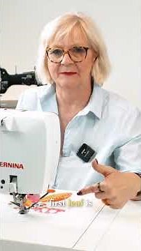 Sewing Machine Hacks: Perfect Stitches for machine appliqué #shorts