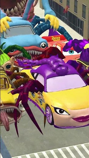 ALL SIZES! The Crabplane Car Eater Goo Goo Gaga crew in the Big City Garry's Mod #sho