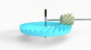 hypoid gear animation