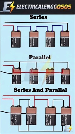 #Series vs Parallel vs Series-Parallel⚡#electrical #viral#shorts#viralvideo#viralshorts#trending#fyp