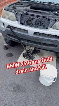 2004 bmw x5 trans fluid drain and fill. I left a lot out of the video any questions feel free to ask