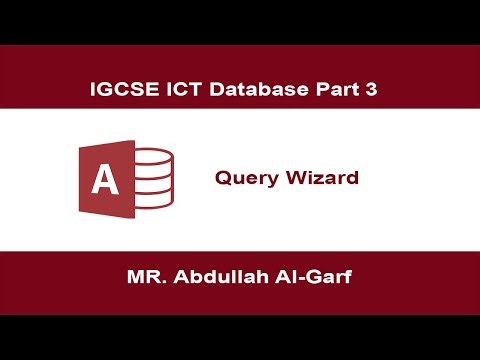 IGCSE Database ( Query )