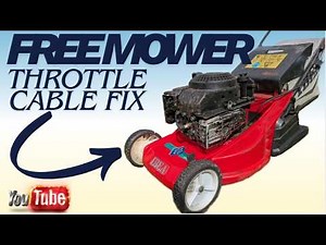 Lawnmower Throttle Cable Repair & Replacement Guide throttle cable