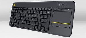 Logitech ra mắt bàn phím không dây tích hợp bàn rê K400 Plus, nâng cấp từ K400, giá 39,99 USD
