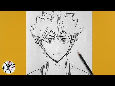 How to Draw Hinata Shoyo Step by Step – Easy Haikyuu Anime Drawing Tutorial