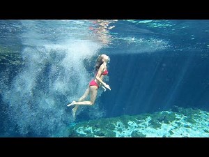 Carla Underwater Natural swimming pool in Mexico