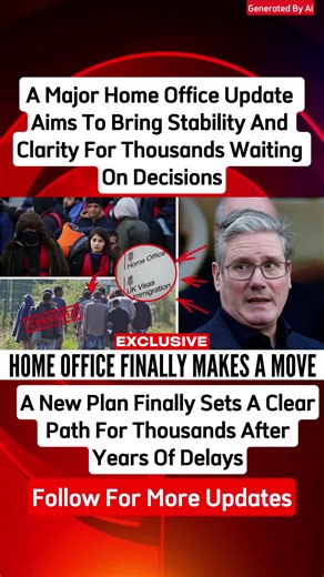 Breaking: A Major Home Office Update Aims to Bring Stability and Clarity for Thousands Waiting on Decisions ||KD #UKUpdate #HomeOfficeNews #UKChanges #PolicyUpdateUK #AIContent This content is generated by AI and is intended for informational and entertainment purposes only. The audio or text provided does not represent real events unless explicitly stated and should not be considered official or factual reporting. Always verify information from credible sources for accuracy.