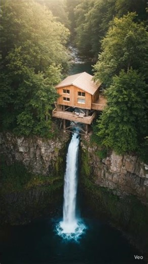 Building a House on high cliff