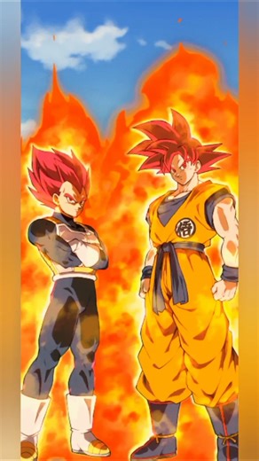 Entrance Animation Preview LR TEQ Super Saiyan God/Blue Goku & Vegeta #dokkanbattleglobal #dbz