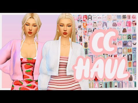 +300 ITEMS Female CC Folder 💕 The sims 4 Maxis match clothes custom content haul #sims #sims4 #ts4