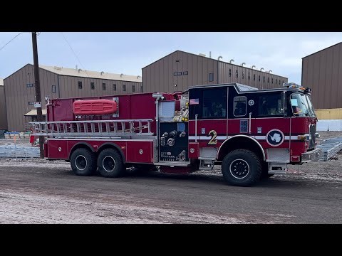 Antarctic Fire Department Ambulance and Engine