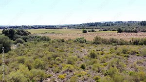 Massif des corbières dans le sud de la France