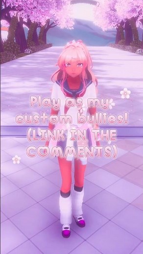 play as my custom bullies 🍭🎀 #ayanoaishi #yanderesimulator #yandere #yansim #blowup #viralshort