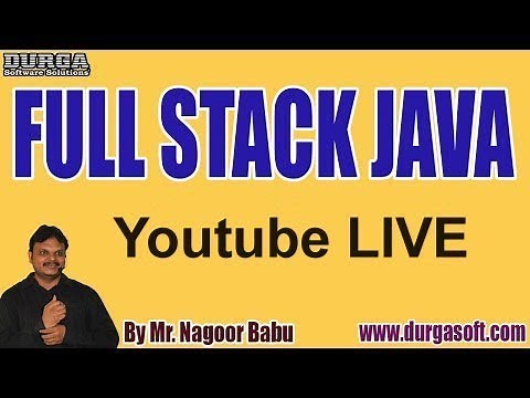 FULLSTACK JAVA BY NAGOOR SIR