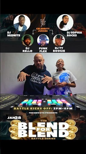 Ted Smooth (Remix King 👑) behind the scenes. Blend 4 Blend dj battle