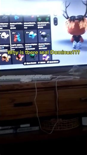 Why is there real Dominus in roblox avatar shop???