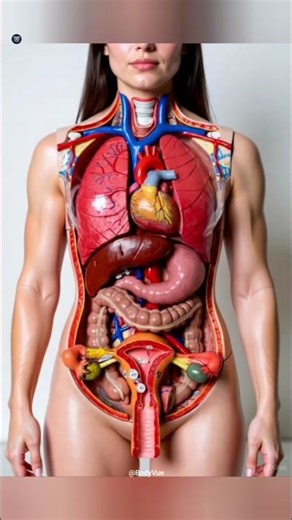 Female Body Anatomy & Systems 3D Animation Video #humanbody #anatomy #biology