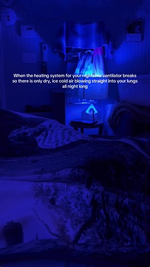 Managing Dry Air from a Nighttime Ventilator