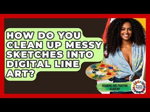 How Do You Clean Up Messy Sketches Into Digital Line Art? - Drawing and Painting Academy