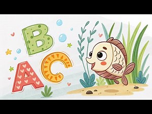🐟 F is for Fish – Swim & Learn the Letter F! | Bubble ABC 🫧