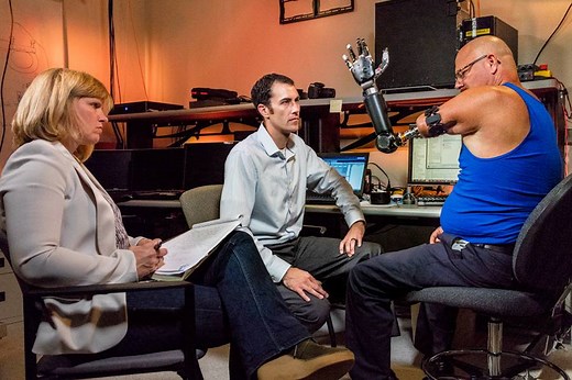 Titanium implant unlocks new levels of operability for prosthetic arm
