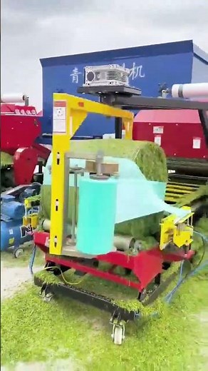 Farm Silage Baler Working Process Turning Fresh Silage Into Wrapped Feed Bales for Long-Term Storage