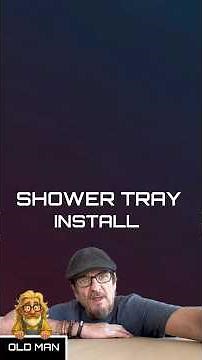Raised shower tray installation this is how I do it