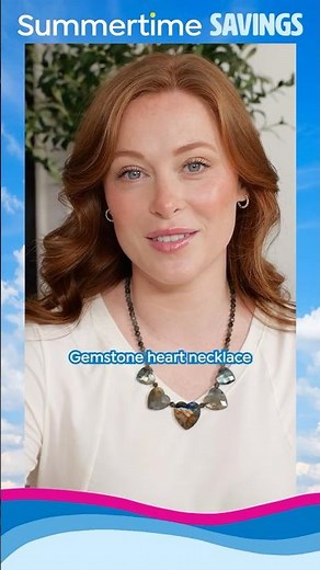 HSN Today's Special | Gemstone 5 Heart Statement Necklace