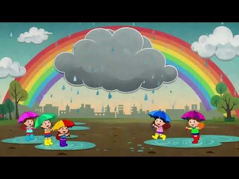 Rain Poem for Kids | Fun Rhyme About Rainy Days 🌧️🌈 WITH HARMONY KIDS