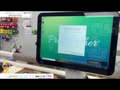 Activating Pro-Stitcher Designer on the TPC-12 Tablet on our Infinity 28 w/PS Connect-0897 (part 02)