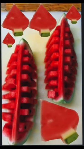 Amazing Watermelon Cutting Skills 🍉 #watermelon #technique #cuttingskills #shortsfeed #short
