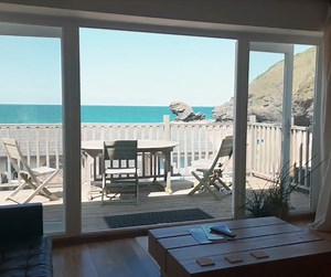 2.4K views | Your September escape by the sea…  Wake up to beach views that take your breath away, cosy up with friends or family (sleeps 6), and bring your furry friend along too . The Beach Hut Apartment in Llangrannog is ready for your short break — just sit back, relax, and let the coast work its magic.  Short breaks available in September — book your seaside getaway today! | West Wales Holiday Cottages | Facebook