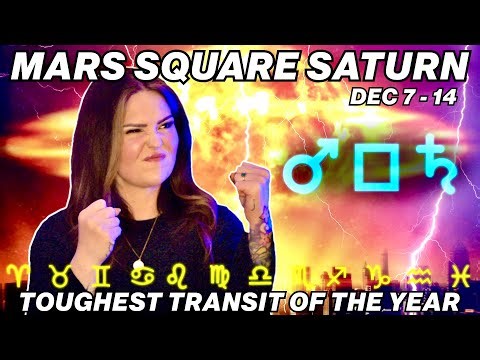 Mars Square Saturn 2025: The Toughest Transit of the Year Hits – All 12 Signs (Prepare Now!)