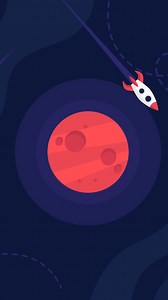 Motion graphic of mars exploration background Free Stock Video Footage