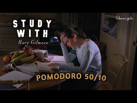 Study with Rory Gilmore 📘 Gilmore Girls 🏡 | POMODORO 50/10