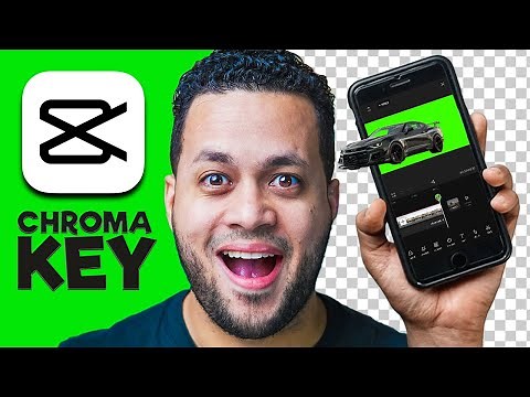 Remove the Green Background with CAPCUT on your Cell Phone (Chroma Key 2024)