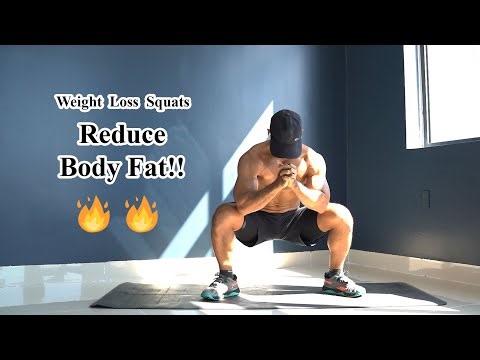 15 minute squats to lose weight and body fat!!🔥🔥🔥