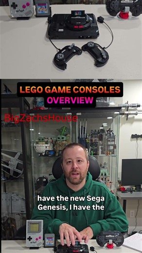 We need MORE Lego Video Game Console Sets! Console Lego set overview! #lego #segagenesis #nintendo