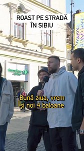 5.6M views · 121K reactions | Am fost luați la Roast pe stradă în Sibiu #reelsvideos #comedy #comedyshow | Mădălin Cîrje | Facebook