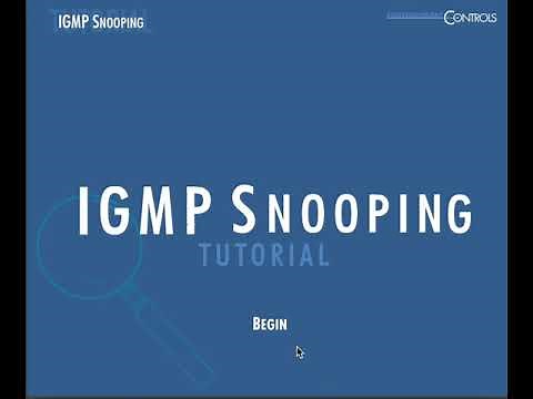 IGMP Snooping Tutorial